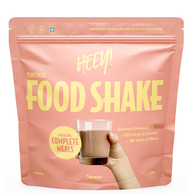 Heey! Vegansk Food Shake Måltidsersättning Choklad 1400 g