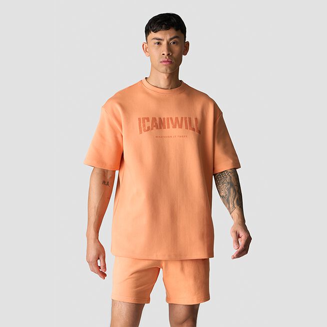 Revive T-shirt Print, Orange Peach
